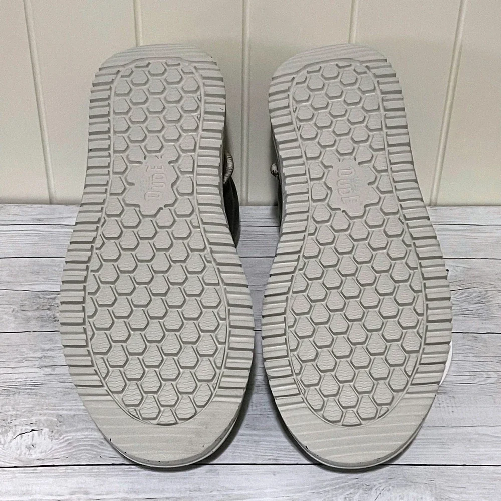 Hey Dude Bradley Chukka Classic Mens Grey Leather Boots Size 10 NEW